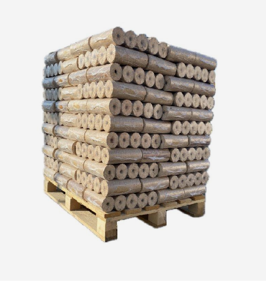 ROUND TURBO wood briquettes, 1000 kg