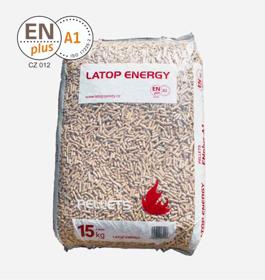 Wood pellets, 15 kg bag | LATOP ENERGY